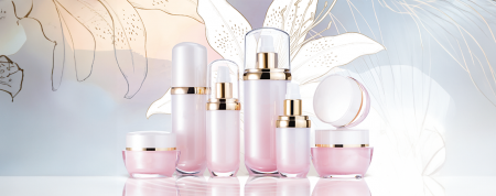 Oval Shape Acrylic Luxury Cosmetic & Skincare Packaging - Lily Melody serie - Luxury Acrylic Skincare Packaging Collection - Lily Melody